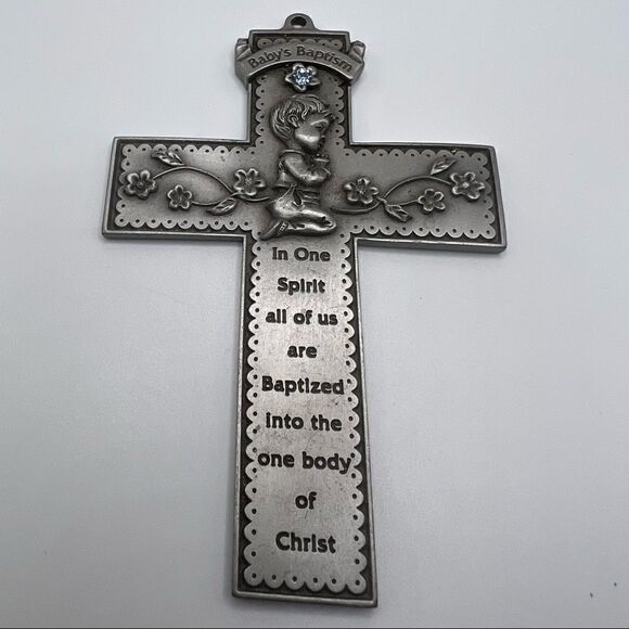 JCC Pewter Cross 2003. Baby’s Baptism Cross. - Picture 2 of 5